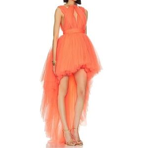 NEW NWT Bronx & Banco Taraji high low gown